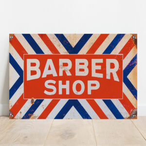 Placa Decorativa Barber Shop